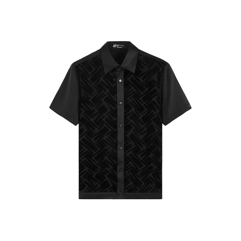 ANDREW MACKENZIE Shirts Unisex Black-1