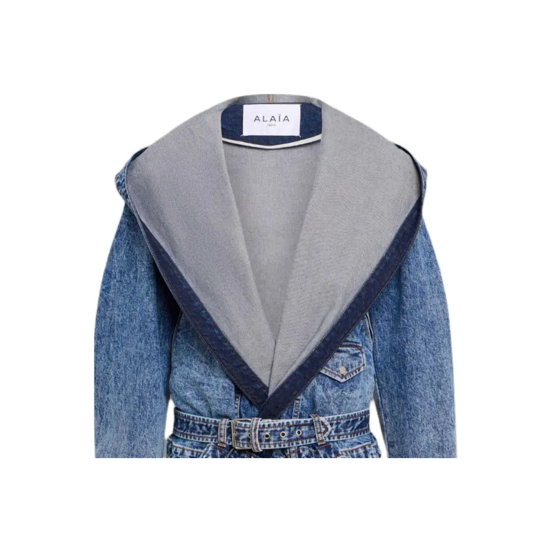 Alaia SS25 Jackets & Coats Women's Light Blue-2