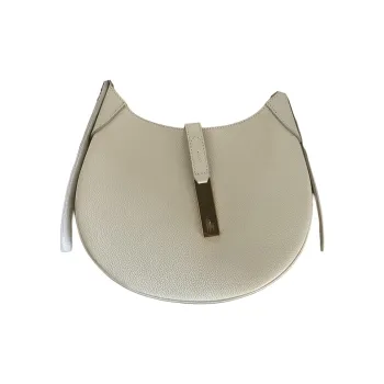 Polo Ralph Lauren Polo ID Cow Leather Shoulder Bag Trumpets Women's Ivory