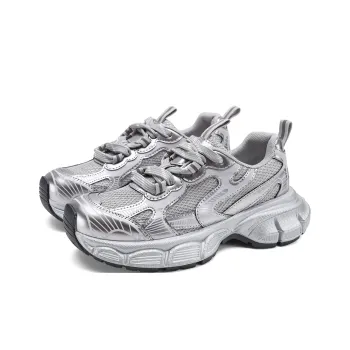 FOXER Low Top Chunky Sneakers Women's Silver