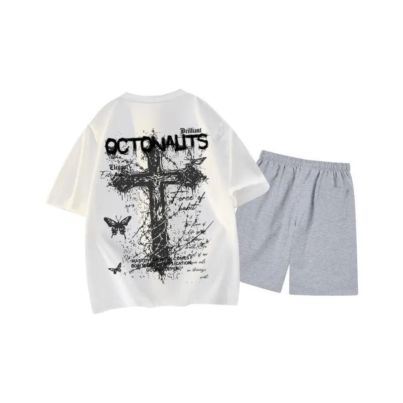 Small Columns Under The Sea Casual Sportswear Unisex-3
