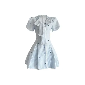 GUOZHEN Short Sleeved Dress Women's