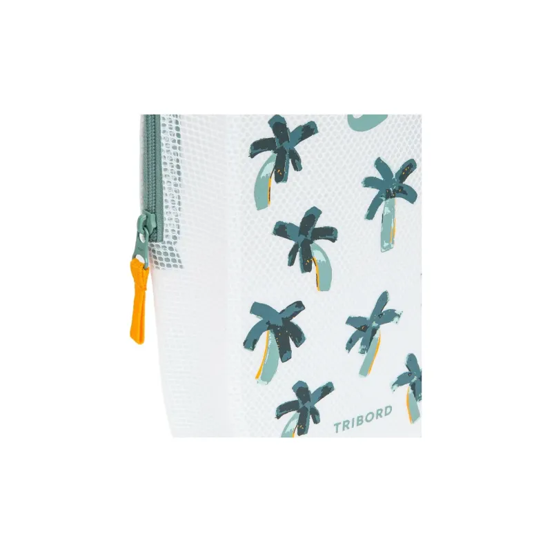 DECATHLON Ethylene Travel Storage Bag Unisex Cyan Jade & Golden Orange-3