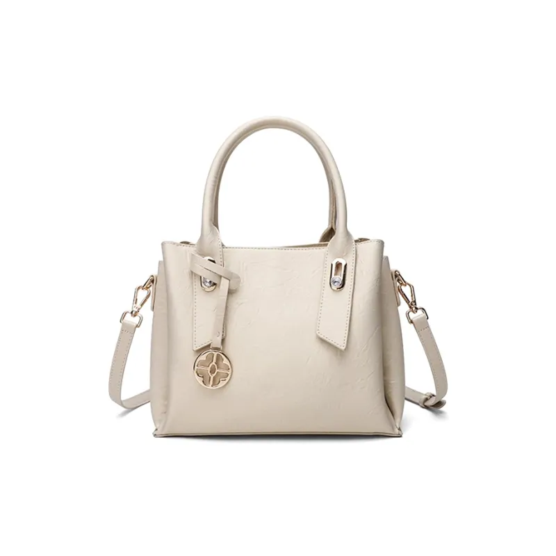 CLEVER& KETCH PU Handbag Women's White-0