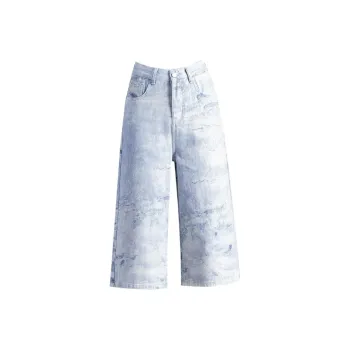 You Cow Me Pants Denim Shorts Women's
