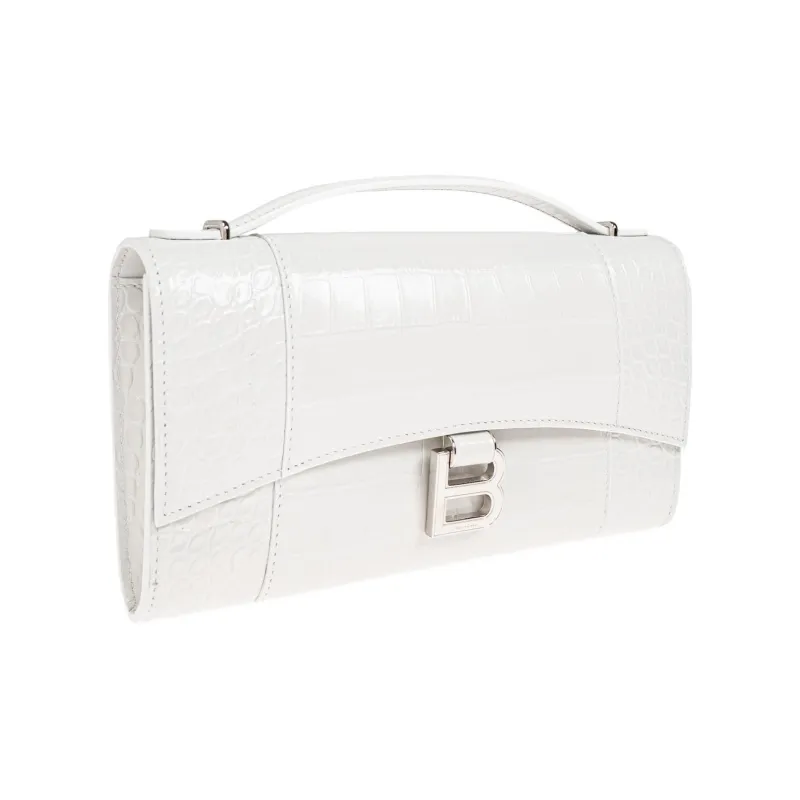 Balenciaga Leather Handbag Women's White-1