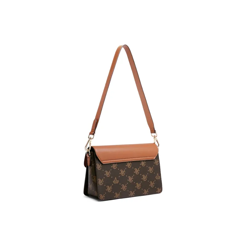 NAVIGARE PVC Shoulder Bag Women's Coffee-2