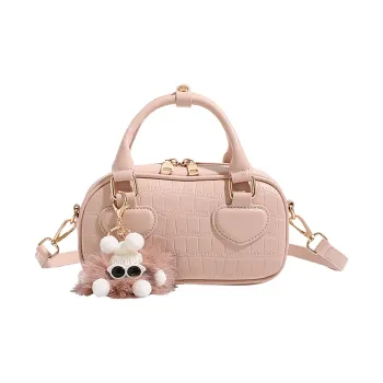 VINEY Synthetic Leather Boston Bag, Shoulder Bag, Handbag Women's Multicolor