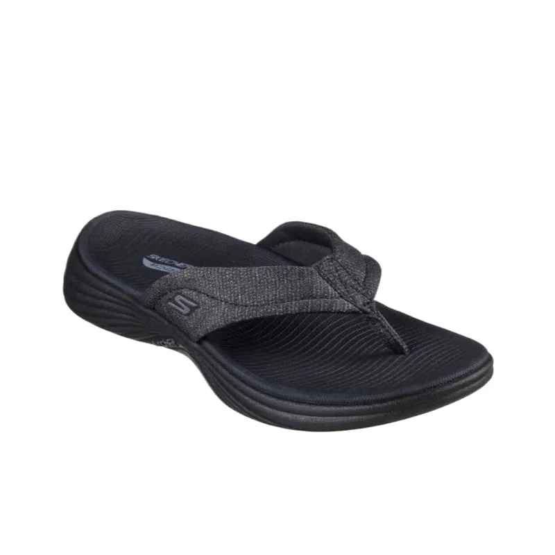 Skechers Arch Fit Quick Dry Flip Flops Women's Black-2
