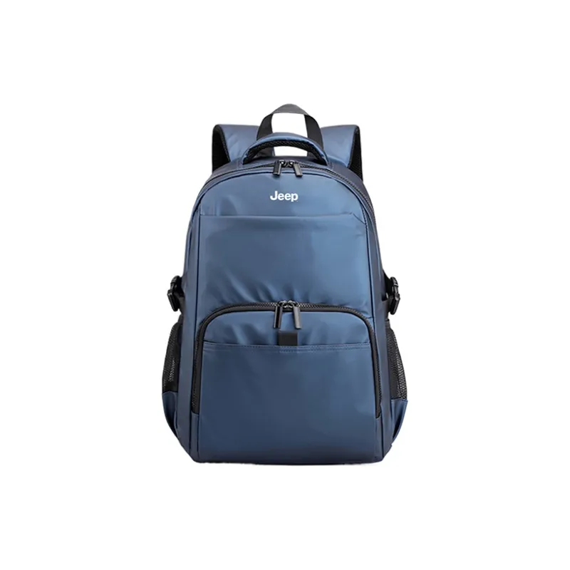 Jeep Nylon Backpack Men's Black/Gray/Dark Blue-4