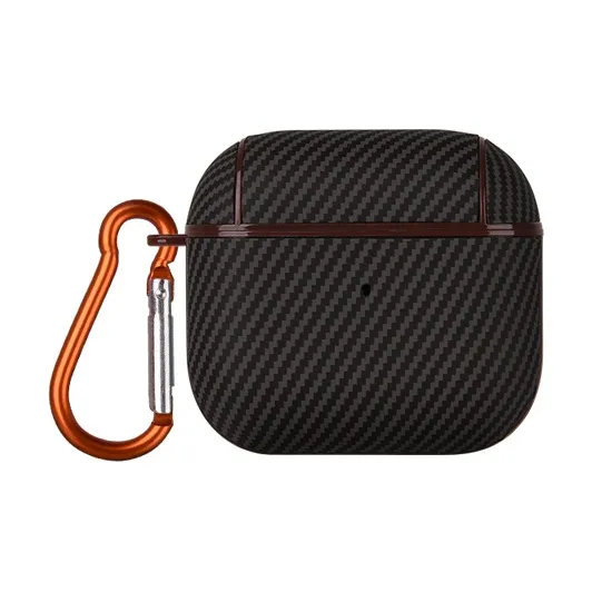Yoobao Compatibility AirPods4 TPU Carbon Fiber Texture Impact Resistant Headphone Cases-9