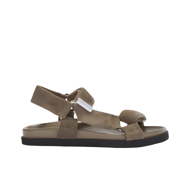 The Attico Salinas One Strap Sandals Women's Gray-1
