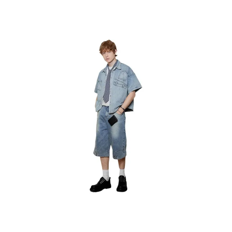 CORNILOT Denim Shorts Unisex-6