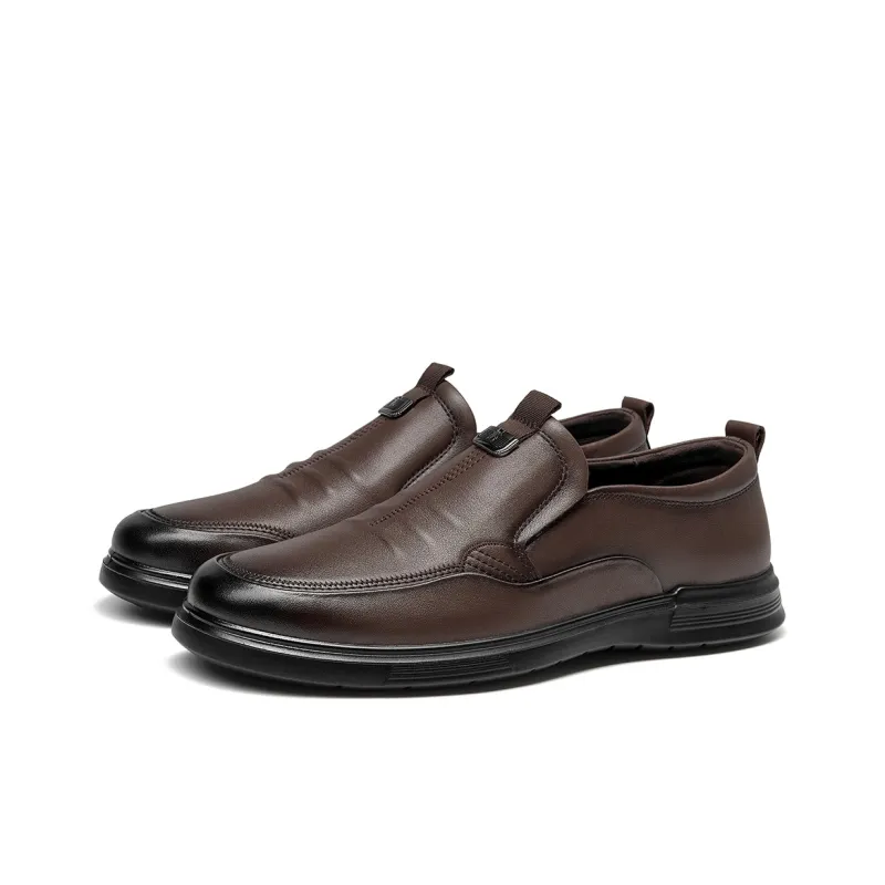 Spider King Men's Casual Shoes Men Low Top Black/Brown-7