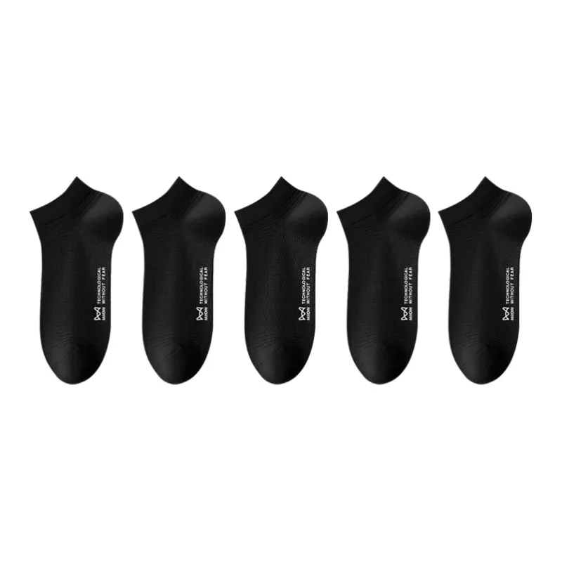MIIOW Cool One Summer Series No Show Socks Men's 5 Pack-23