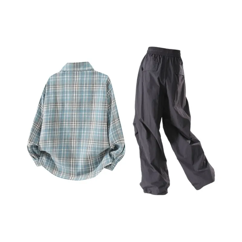 LIVINGTOWN Shirt Matching Set Unisex-9