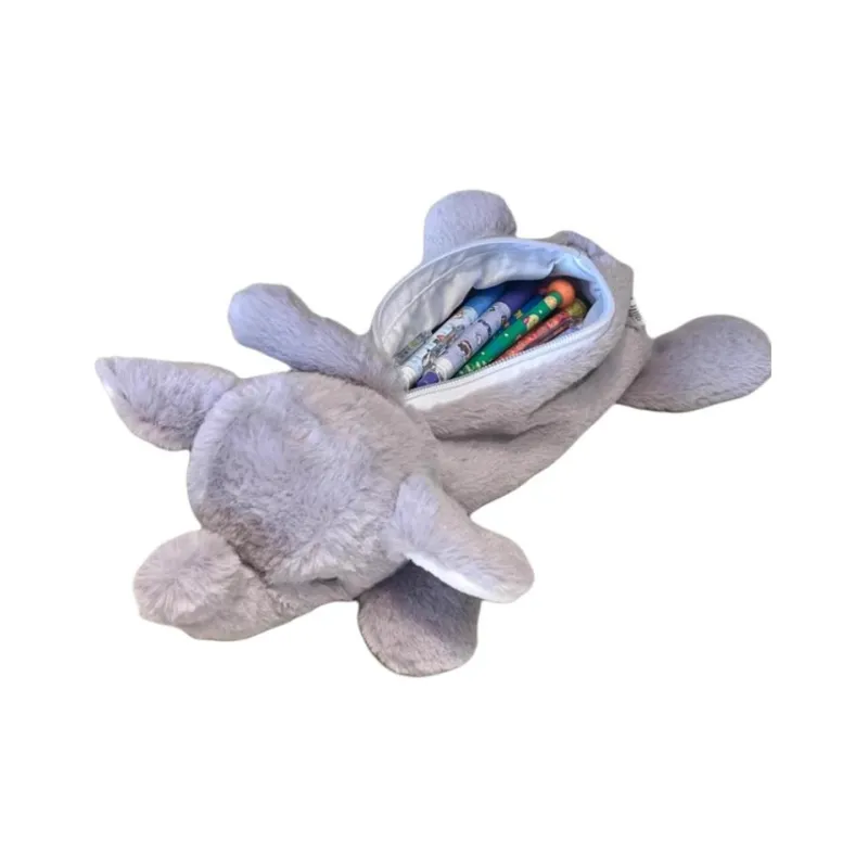 KKV Animal Collection Plush Pencil Case/pencil Box-3