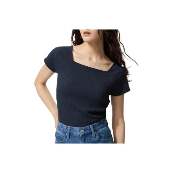 UNIQLO T Shirts Women's Navy Blue