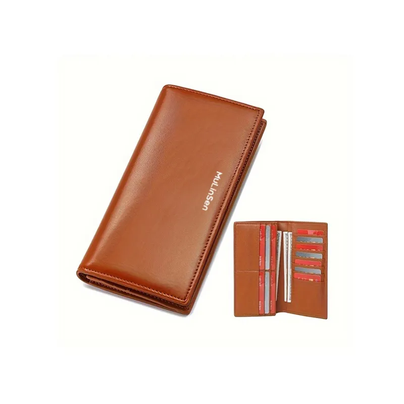 Mulinsen PU Wallet Regular Unisex Black/Blue/Brown/Jasper-2
