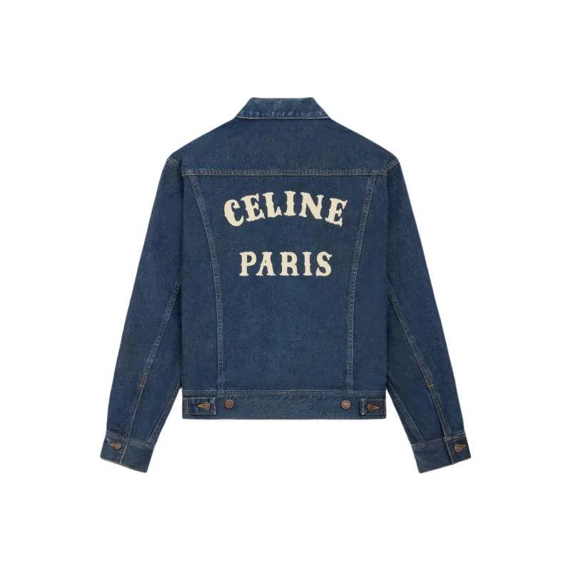 CELINE Denim Jackets Men Blue-1
