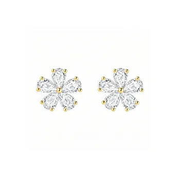 ONEKISS Artificial Zircon Stud Earrings Women's