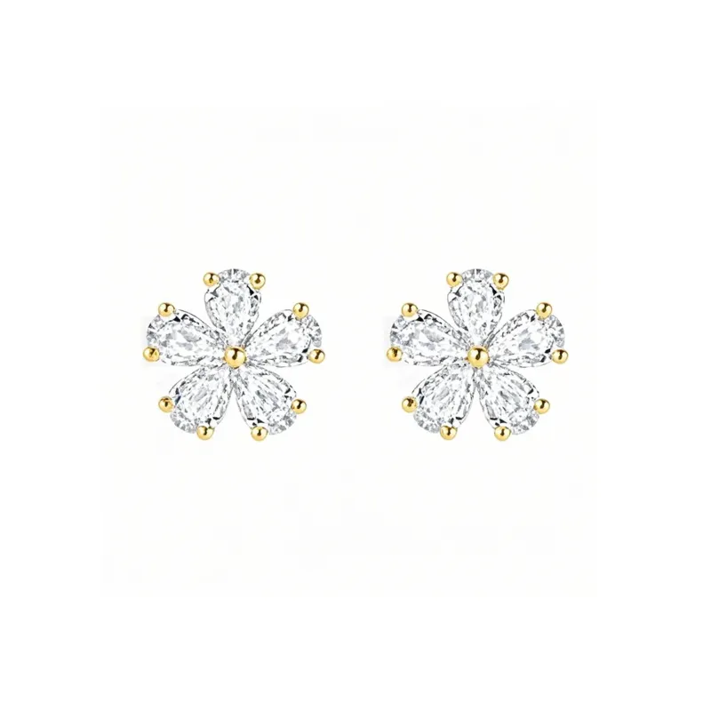 ONEKISS Artificial Zircon Stud Earrings Women's-0