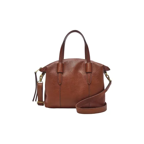 FOSSIL Leather Shoulder Bag, Crossbody Bag, Handbag Women's Brown