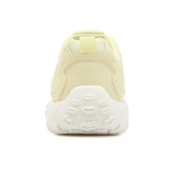 RENBEN Breathable And Lightweight Low Top Casual Shoes Women's Yellow-4