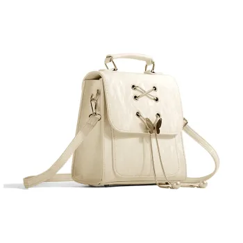 Jade En Plus PU Backpack Women's Jade Cream Bag/Tranquil Black