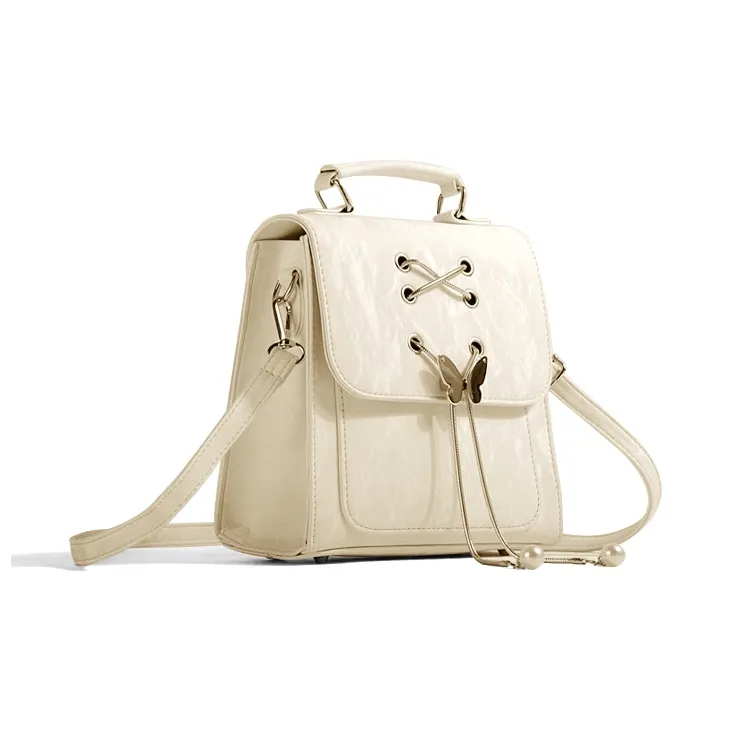 Jade En Plus PU Backpack Women's Jade Cream Bag/Tranquil Black-0