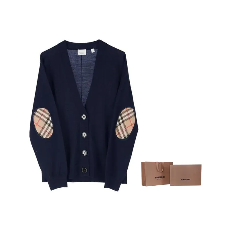 Burberry Knitwear Women's Marine Blue-8