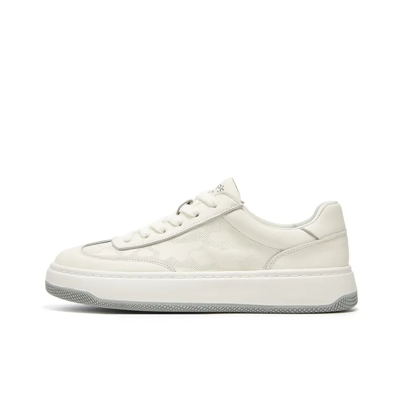 MILLIE'S Low Top Skateboard Shoes Men's White-0