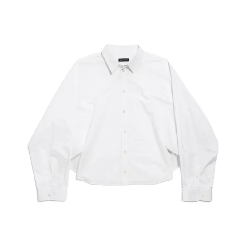 Balenciaga FW25 Shirt Regular Fit Women's White-0