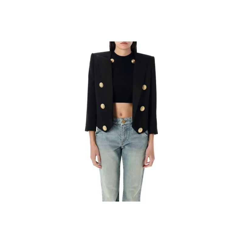 BALMAIN Jackets & Coats Women's Black-0
