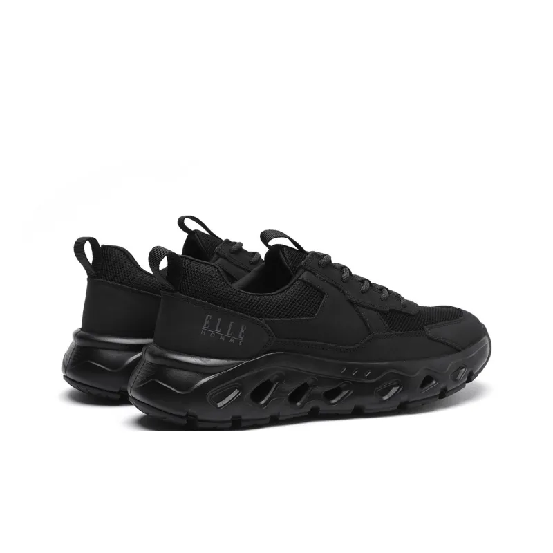 ELLE HOMME Low Top Casual Shoes Men's Black-3