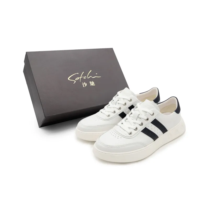 Satchi Slip Resistant, Abrasion Resistant, Waterproof Low Top Casual Shoes Men's White-1