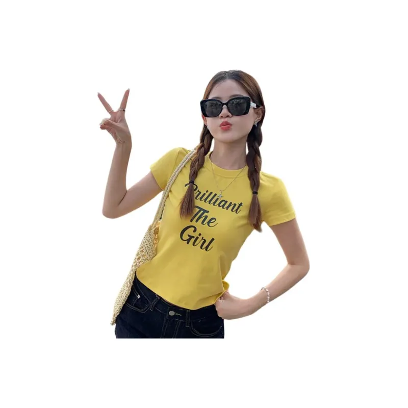 SUSANSAN T Shirts Women's-5
