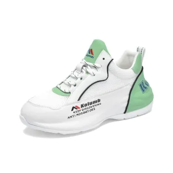Kolumb Abrasion Resistant, Breathable, Lightweight Low Top Casual Shoes Women's White Light Green