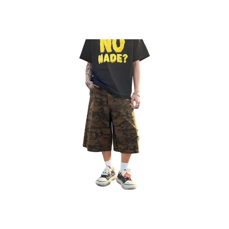 ORMY Denim Shorts Unisex Camouflage-0