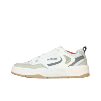 XTEP Anti Slip Wear Resistant Low Top Skateboard Shoes Men's White Green