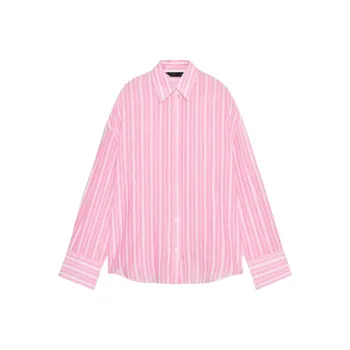 ZARA Shirts Women's Pink/White