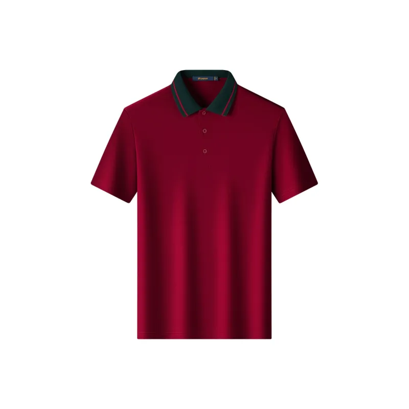 Loz Polo Shirts Men Burgundy-0