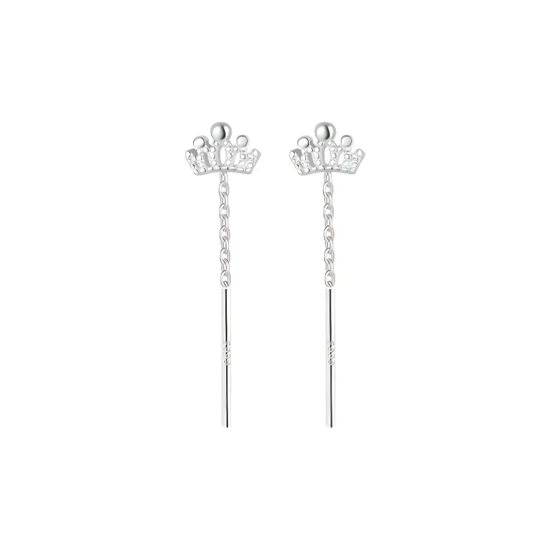 Daisy Dream Full Sterling Silver Drop Earrings Women's-1