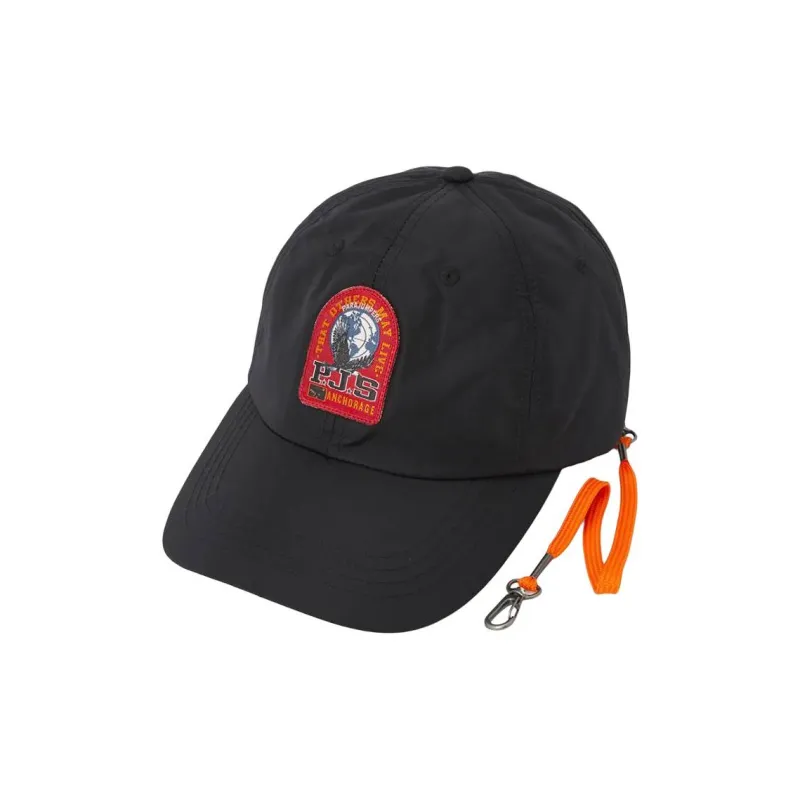 PARAJUMPERS Recycled Nylon, Cotton Baseball Caps Unisex Black-3