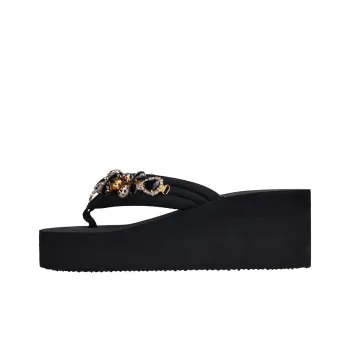 XMISTUO Quiet Abrasion Resistant Slip Resistant Flip Flops Women's