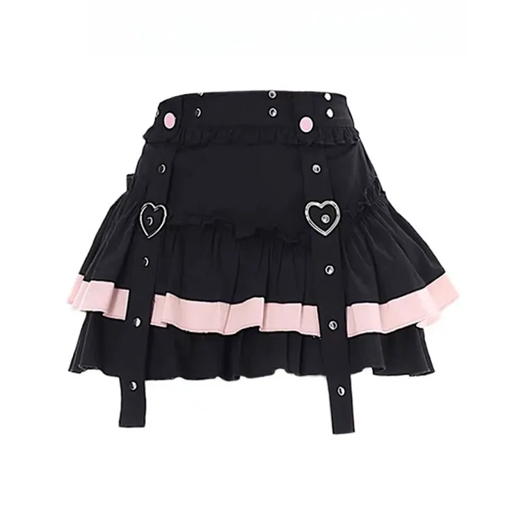 Gentle Welcome Casual Short Skirts Women's-0