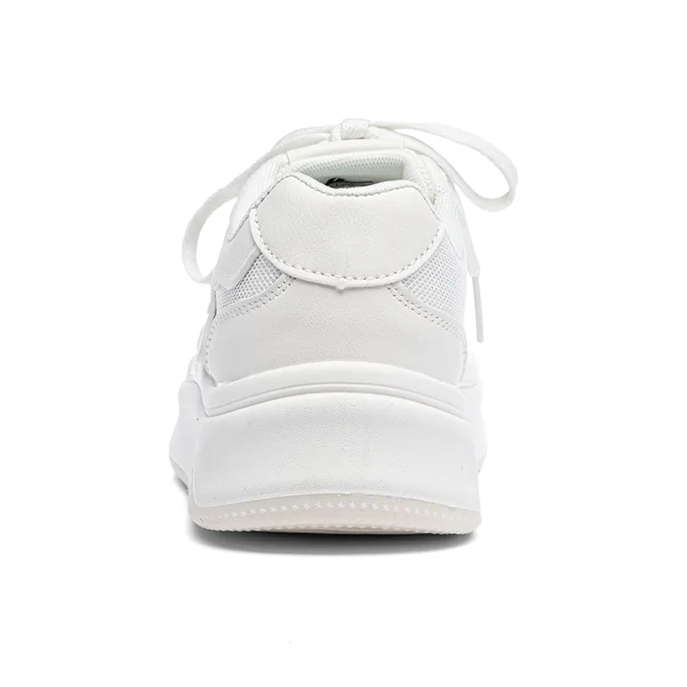 Warrior Abrasion Resistant Breathable Low Top Skateboard Shoes Women's Ecru-3