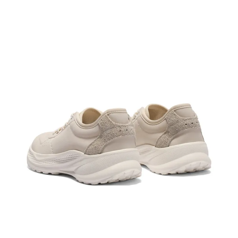 BELLE Casual Shoes Women's Low Top Apricot White Base, Apricot Yellow Base-3