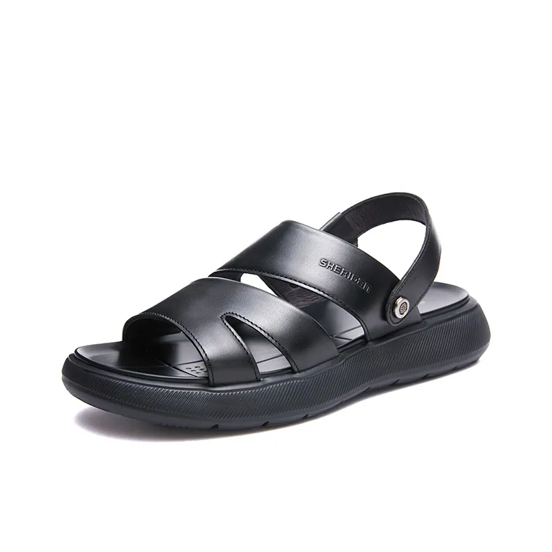 SHERIDan Beach Sandals Men's Black-1