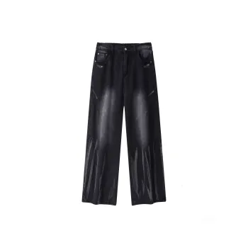 SAME FLOW Jeans Unisex Black